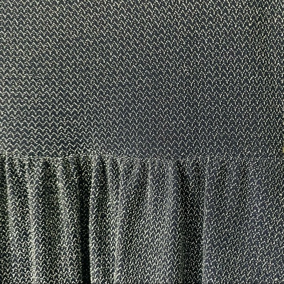 Free People Double Scoop Neck Metallic Skater Dress - Picture 10 of 15